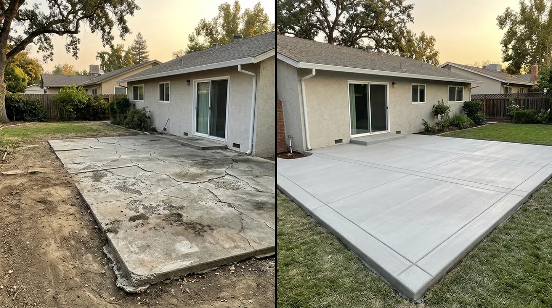 Stamped Concrete Patio Ideas for Stockton Backyards
