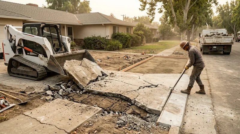 Concrete Removal & Replacement Stockton